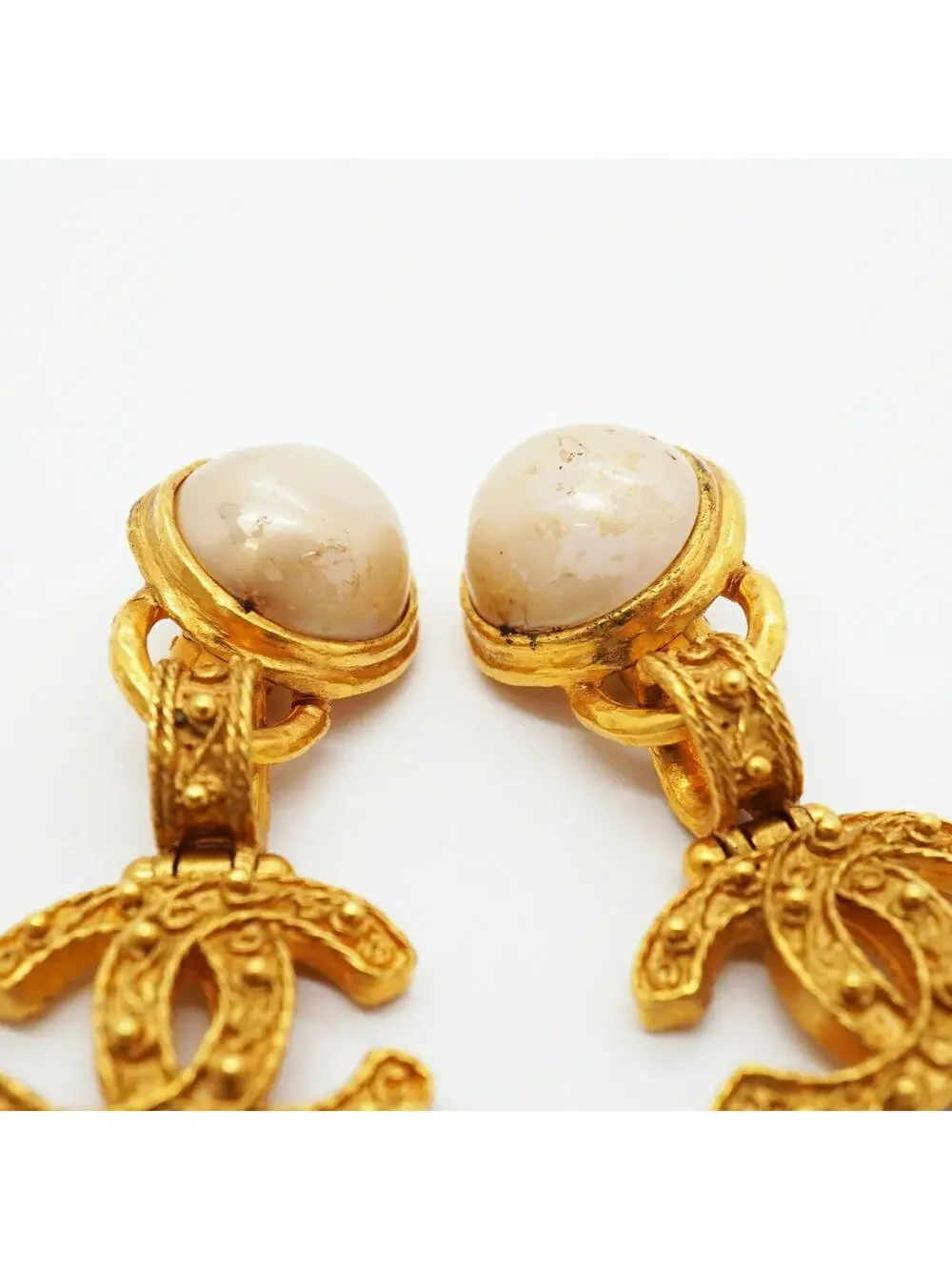 Chanel Cc Logo Clip-On Earrings Metal #327673C61B